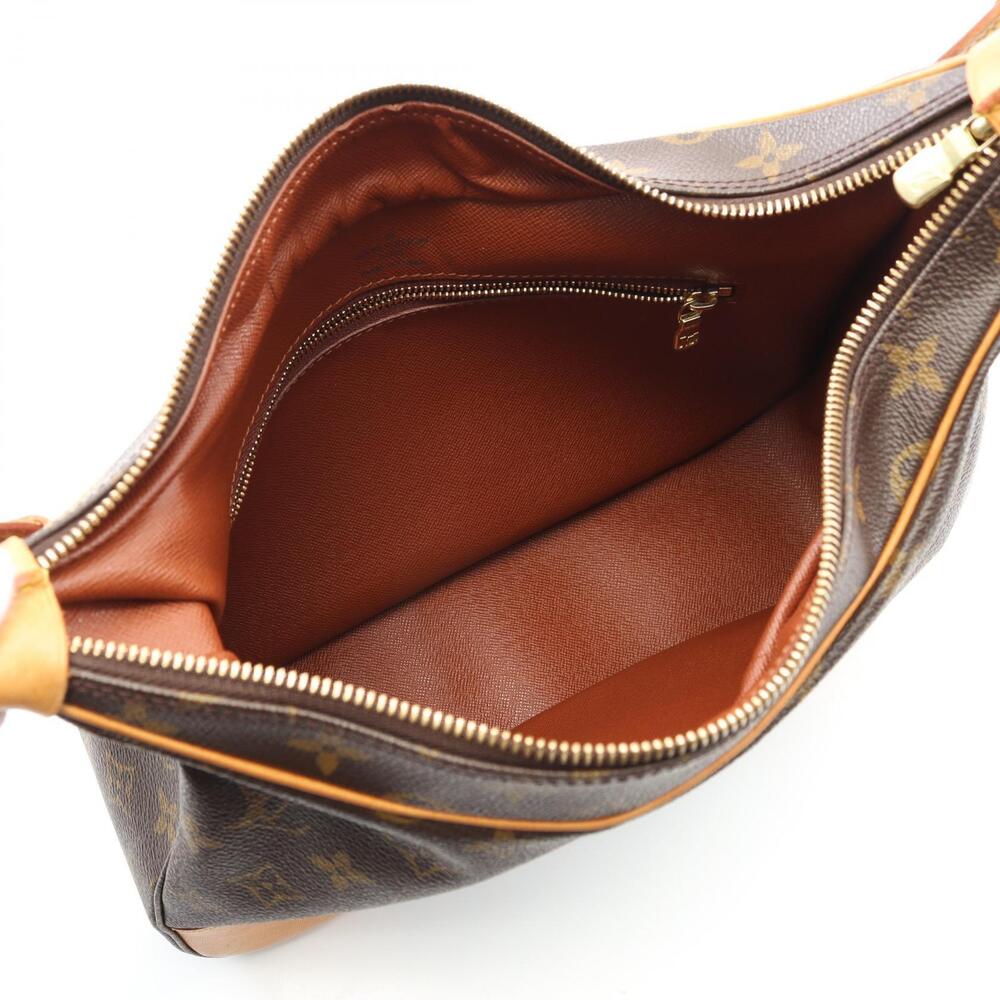 Louis Vuitton Monogram Shoulder Bag Leather Boulogne Canvas Brown